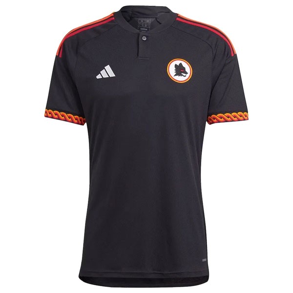 Tailandia Camiseta AS Roma 3ª 2023-2024 Negro